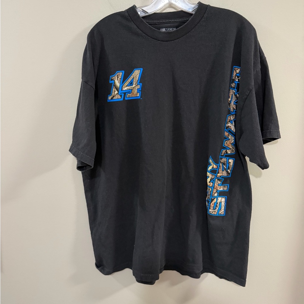 Nascar #14 Tony Stewart Camo Graphic Racing Short Sleeve Tee. Size XXL